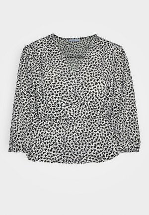  MIT BLUMEN ZARA - Hemdbluse - Blau