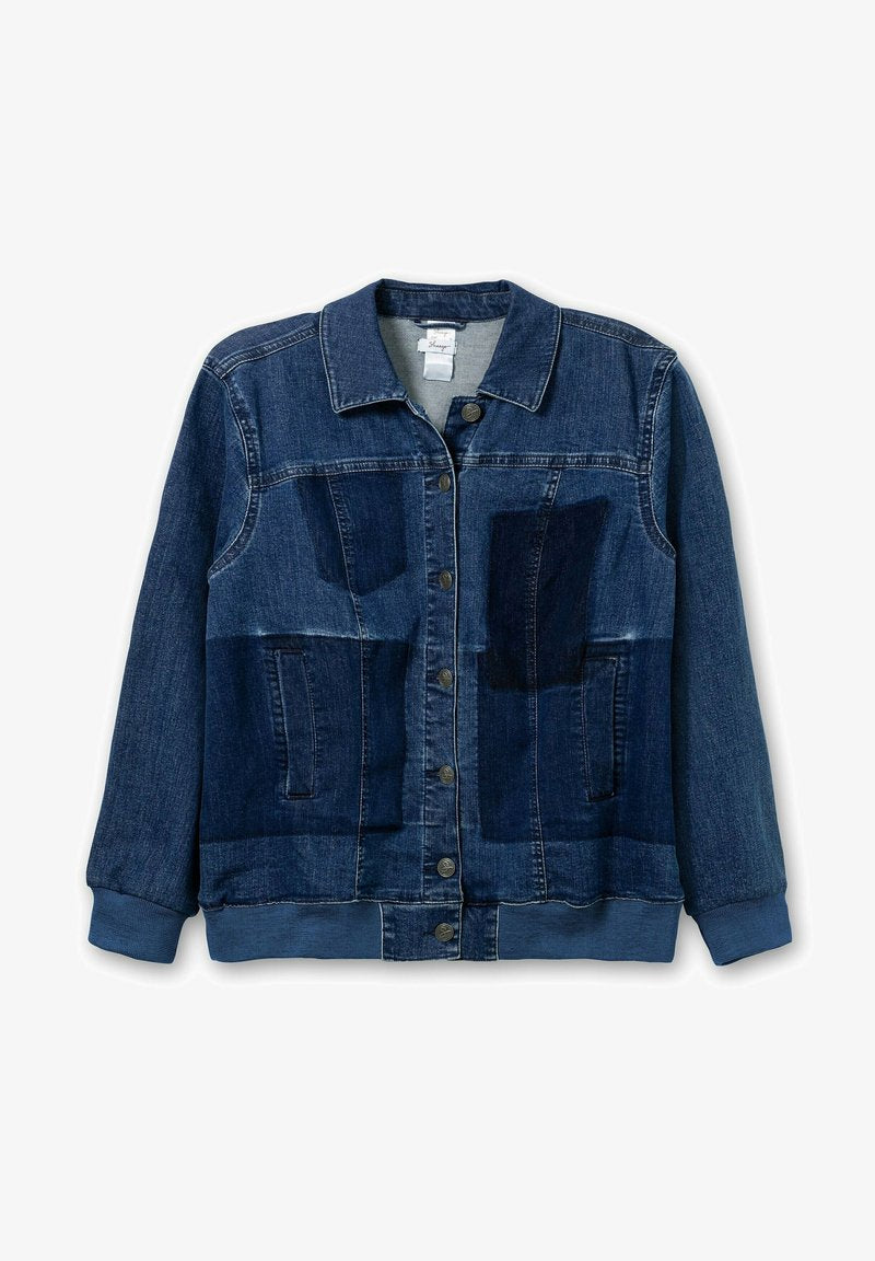 Sheego Jeansjacke - Blue Denim
