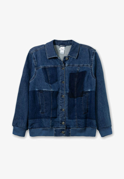 Sheego Jeansjacke - Blue Denim