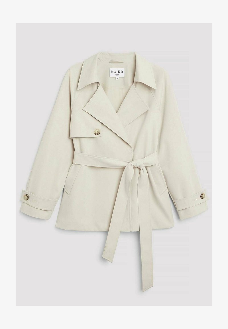 NA-KD KURZER - Trenchcoat - Beige