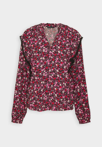 Marks & Spencer RUFFLE BLOUSE - Bluse - Pink Mix