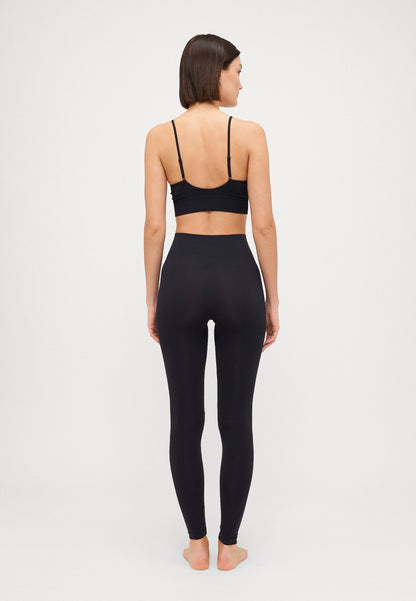 CALVIN KLEIN UNDERWEAR WOMEN HIGH WAIST MONOGRAM - Leggings - Stockings - Black