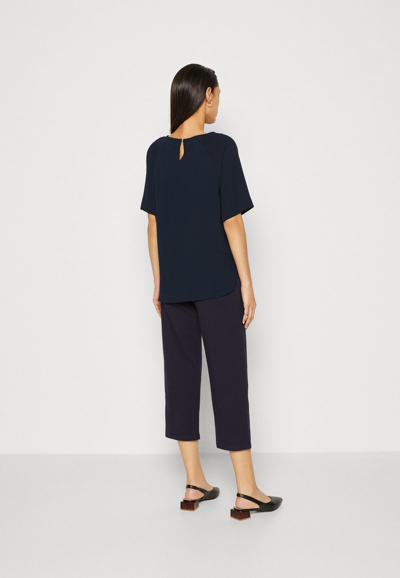 Marks & Spencer WOVEN TEE - T-Shirt Basic - Midnight Navy