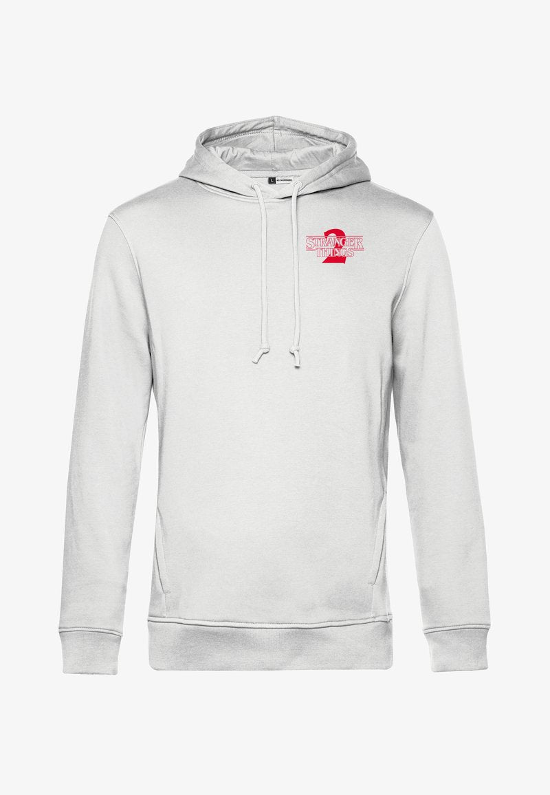 Henry Tiger STRANGER THINGS TWO SOLID POCKET - Kapuzenpullover - White