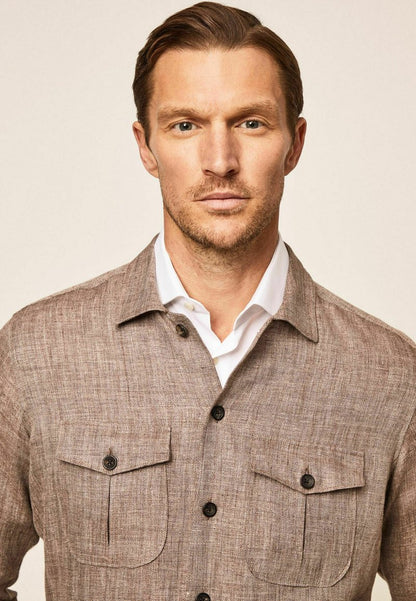 Hackett London Leichte Jacke - Sand