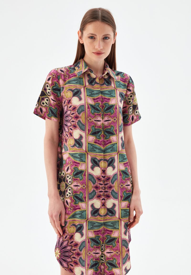  VALERIE - Blusenkleid - Printed Purple