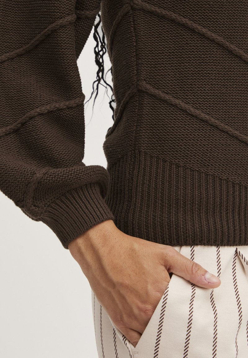 ICHI PULL PILAR - Strickpullover - Bracken