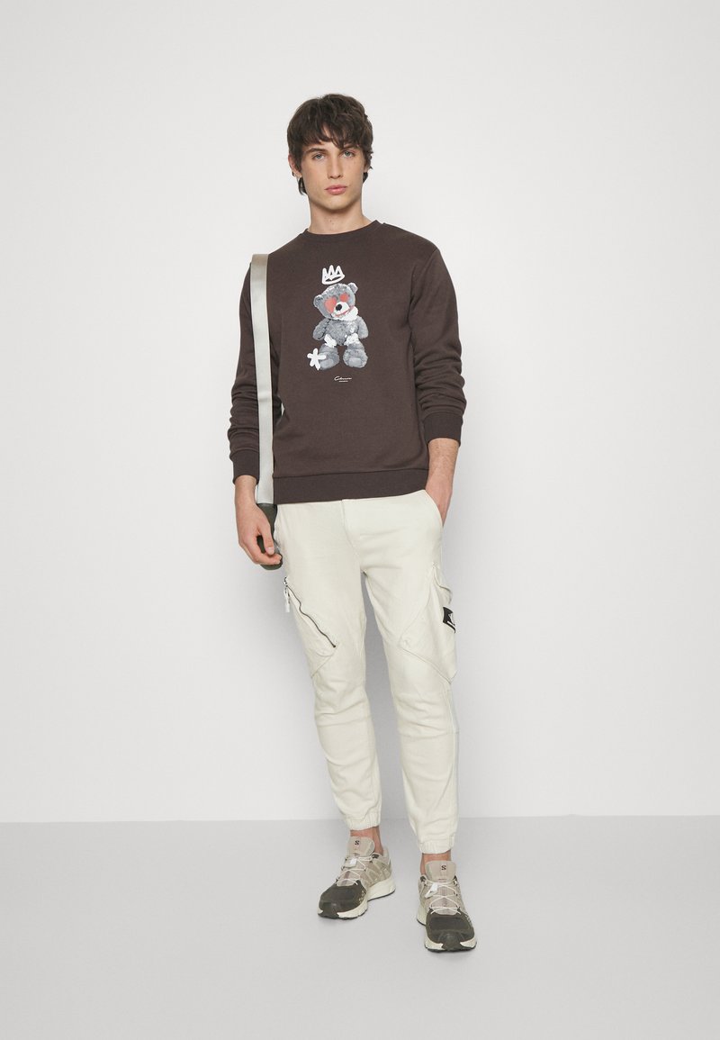 Denim Project UTILITY PANT UNISEX - Cargohose - Light Grey