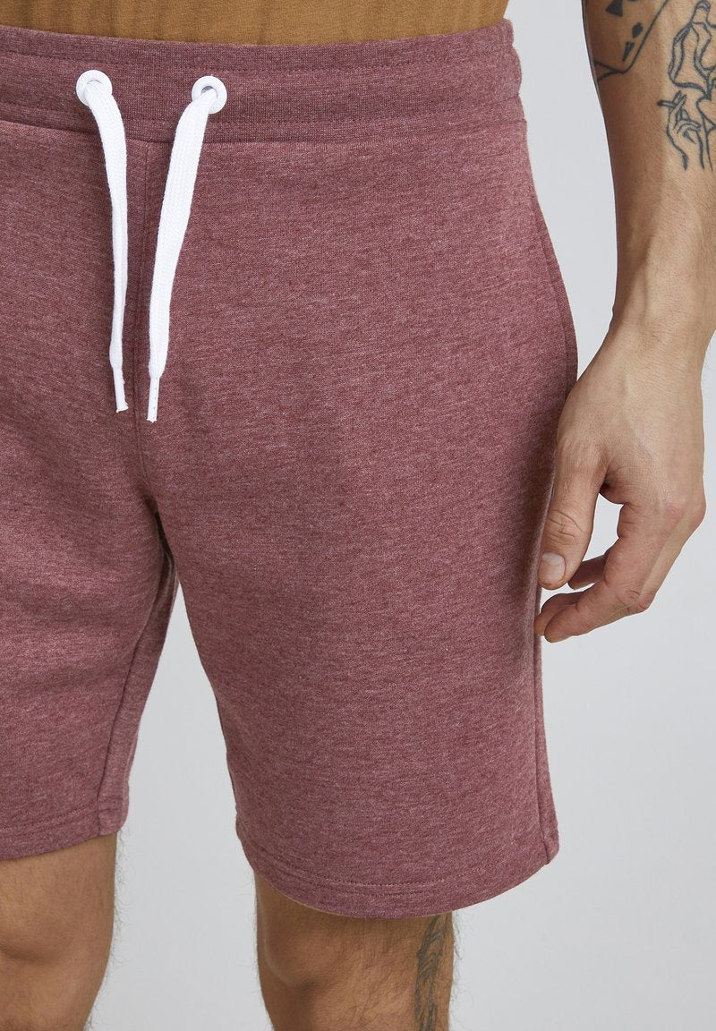 Solid SDOLIVER - Shorts - Wine Red Melange