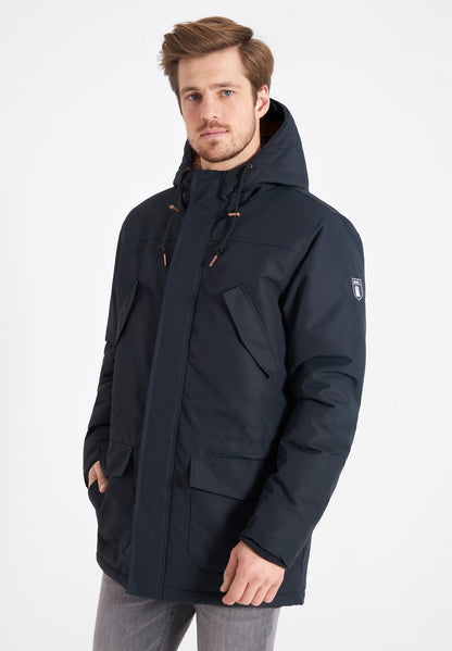 Derbe FESTHOLM - Wintermantel - Navy Check