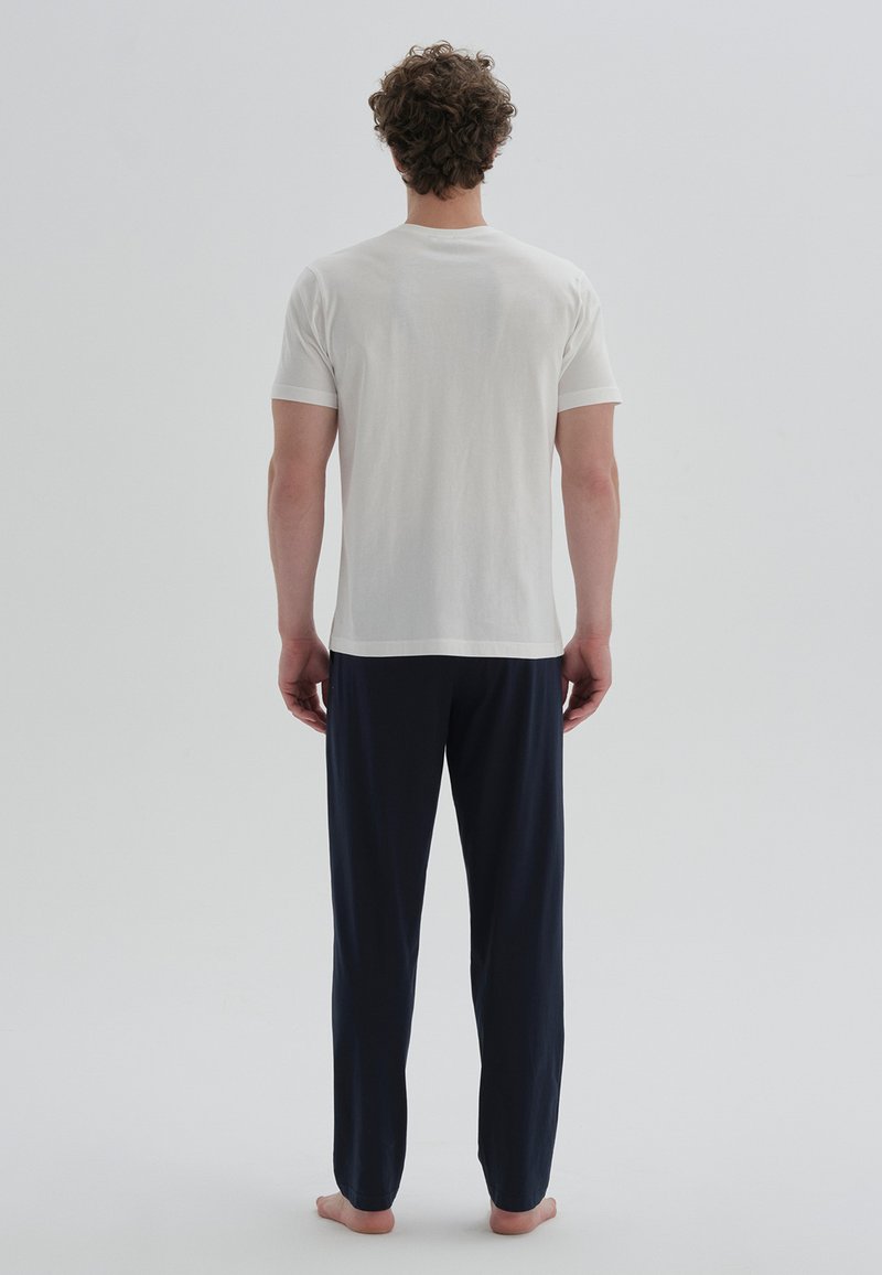  Nachtwäsche Set - Grey, Off-white
