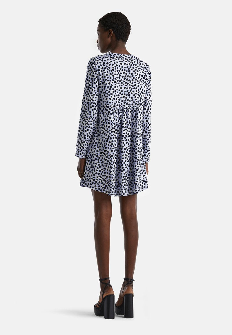 United Colors Of Benetton PATTERNED - Freizeitkleid - Light Blue