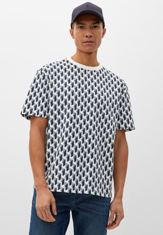 S.Oliver T-Shirt Print - Weiß