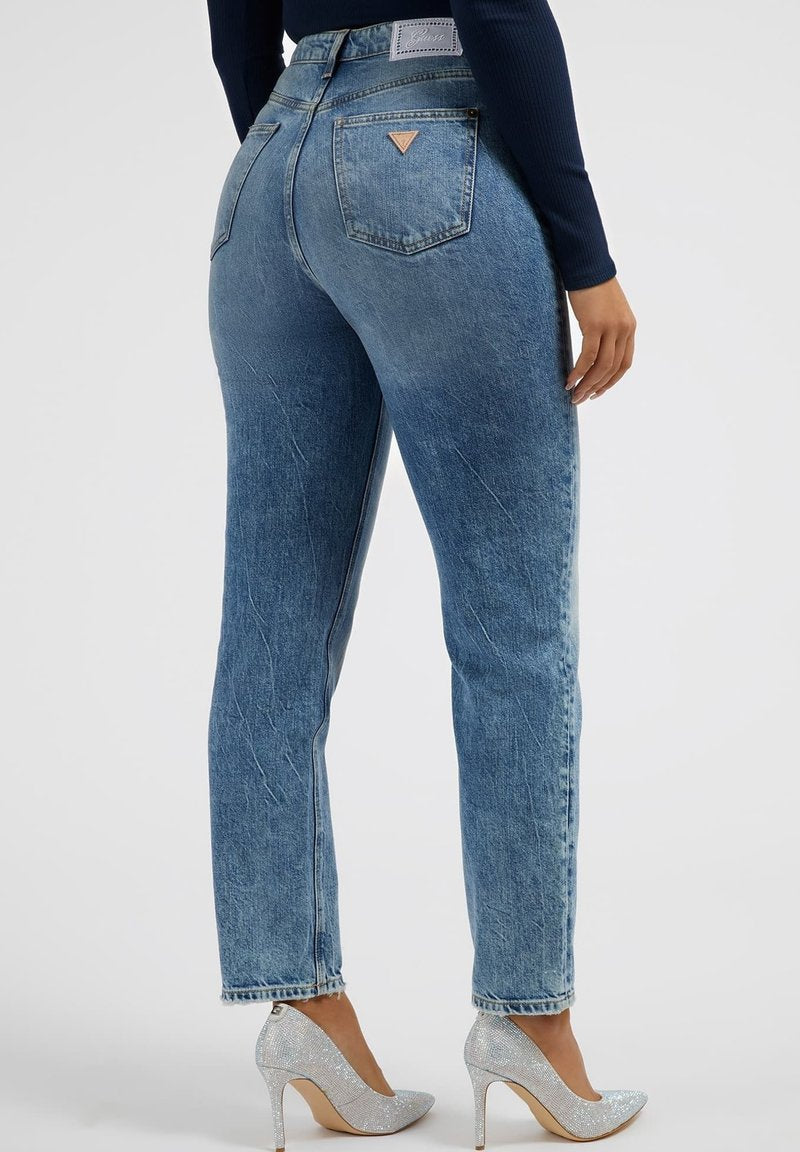 Guess MOM FIT - Jeans Relaxed Fit - Blau
