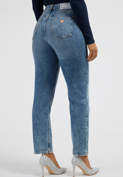 Guess MOM FIT - Jeans Relaxed Fit - Blau