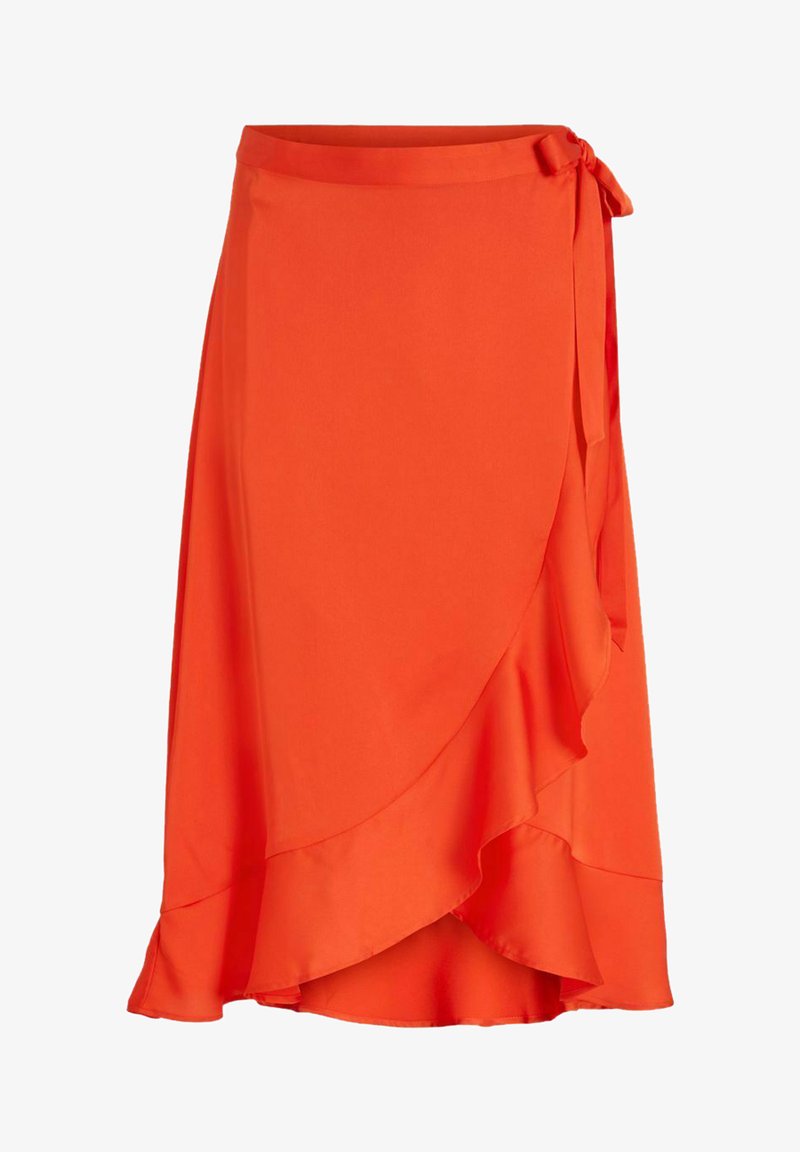 Vila VIELLETTE WRAP - A-Linien-Rock - Tigerlily