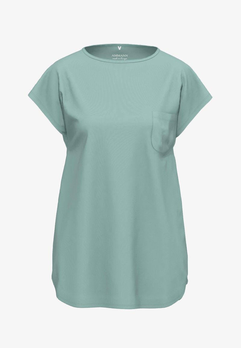  MIX & MATCH KURZARM - Nachtwäsche Shirt - Blue Surf