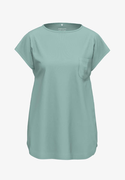  MIX & MATCH KURZARM - Nachtwäsche Shirt - Blue Surf