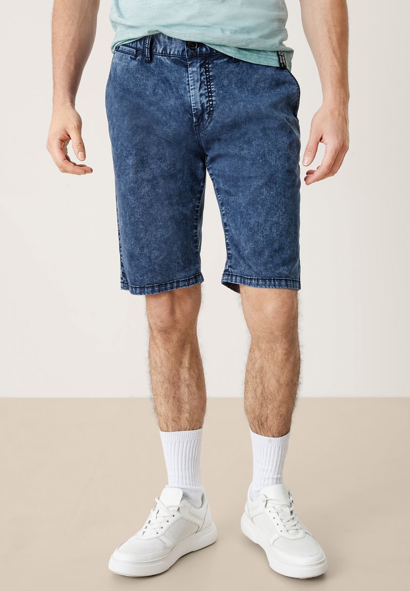 QS By S.Oliver REGULAR - Jeans Shorts - Dark Blue