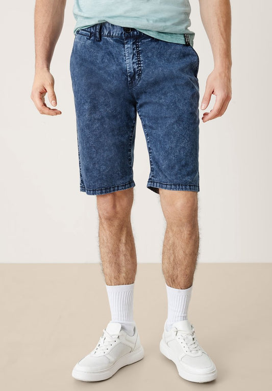 QS By S.Oliver REGULAR - Jeans Shorts - Dark Blue