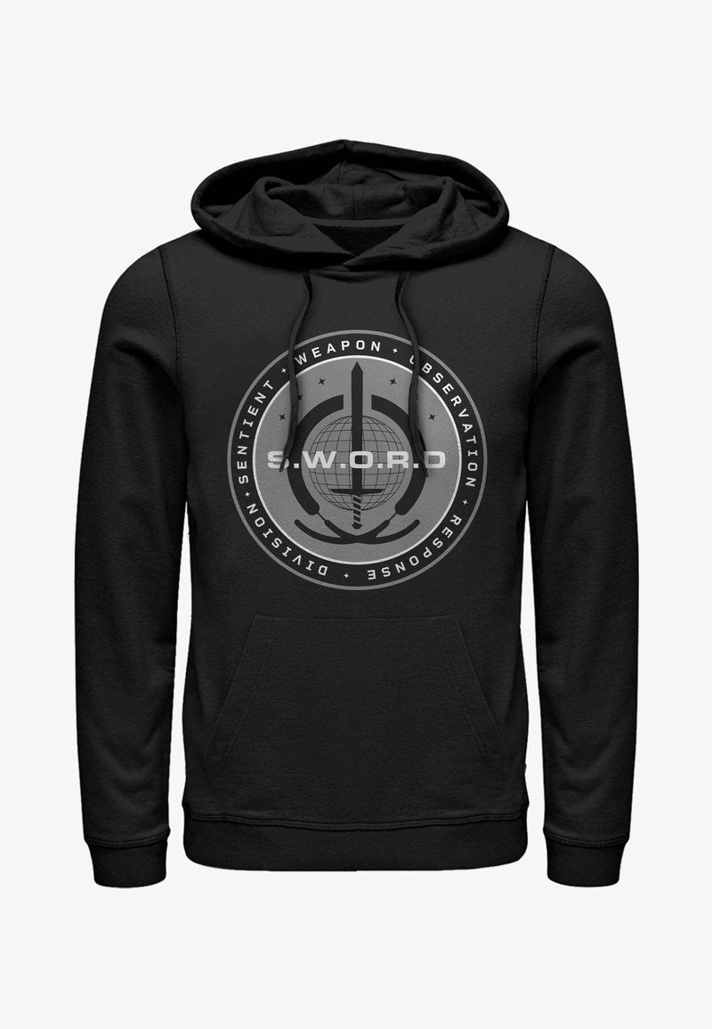 Henry Tiger WANDAVISION SWORD LOGO UNISEX - Kapuzenpullover - Black