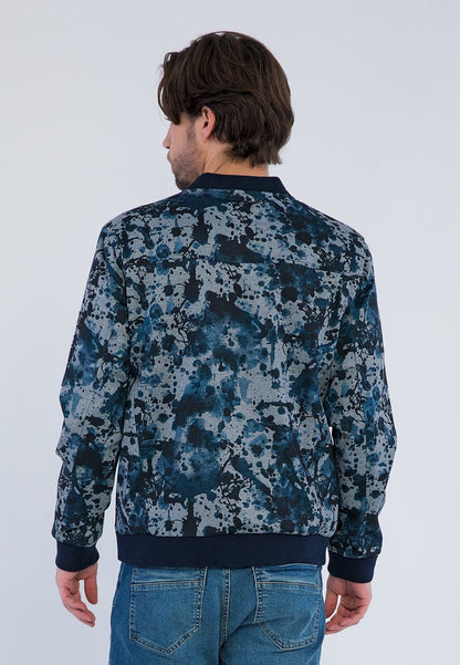  Bomberjacke - Navy Grey