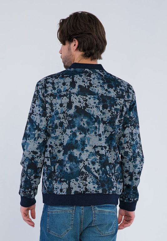  Bomberjacke - Navy Grey