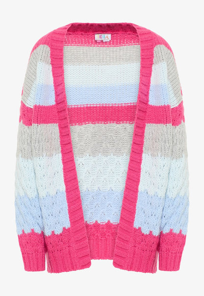 IZIA OFFENER GAYA - Strickjacke - Pink