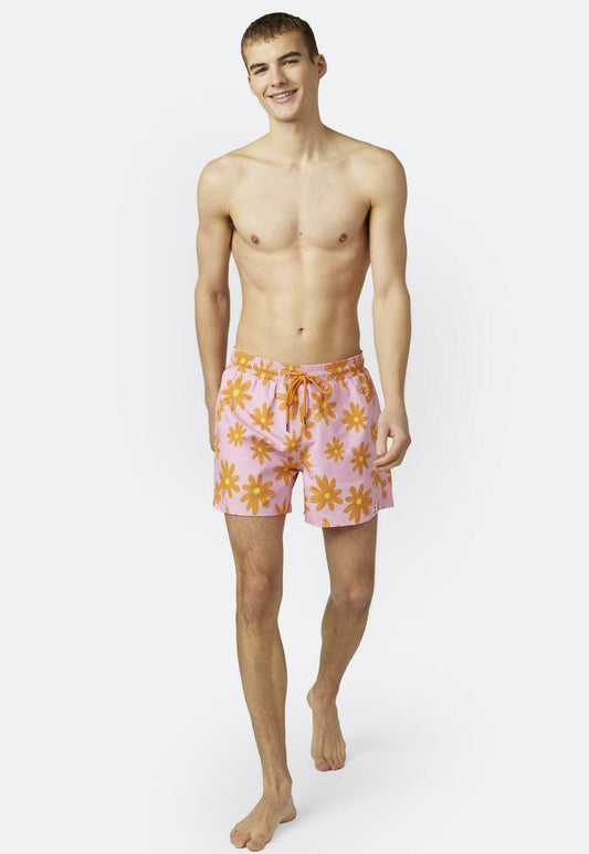  HUNKY IN BRIGHT FLOWER PRINT - Badeshorts - Pink