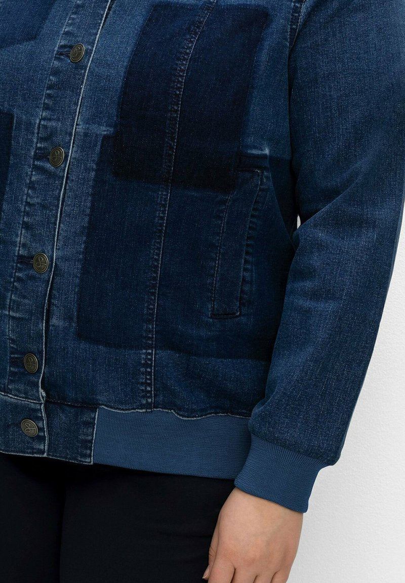 Sheego Jeansjacke - Blue Denim