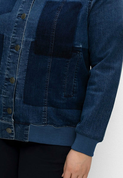 Sheego Jeansjacke - Blue Denim