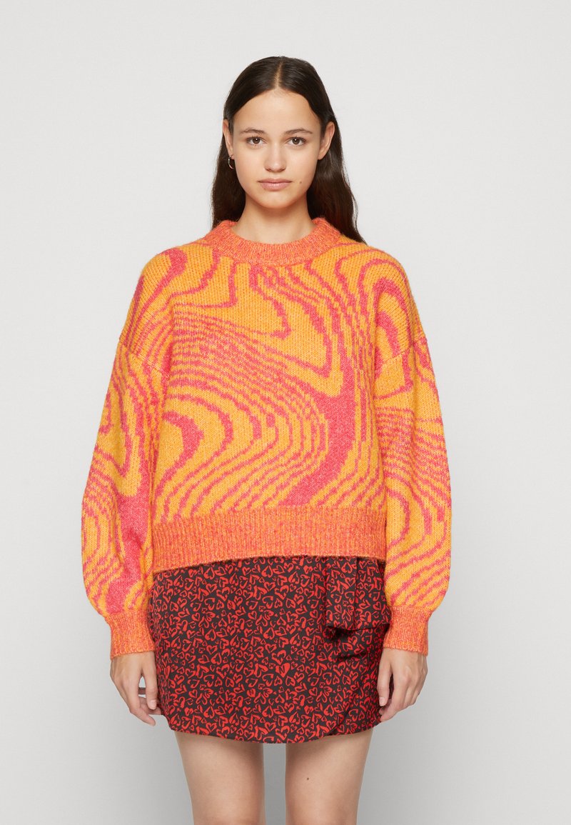 Pieces PCMARA - Strickpullover - Apricot