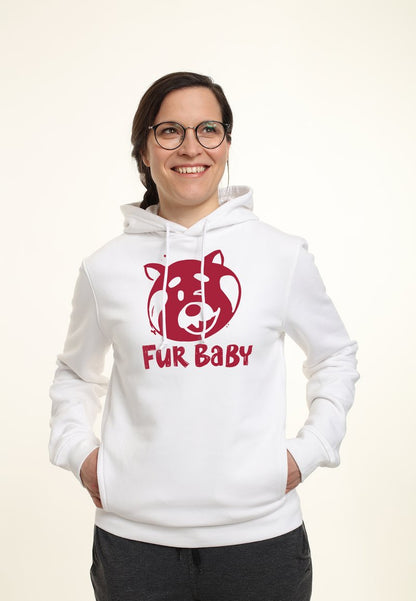 Henry Tiger TURNING RED FUR BABY - Kapuzenpullover - White