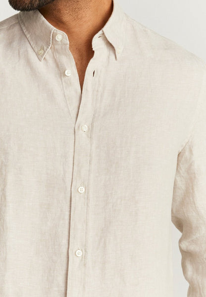  DANTE - Hemd - Beige Melange