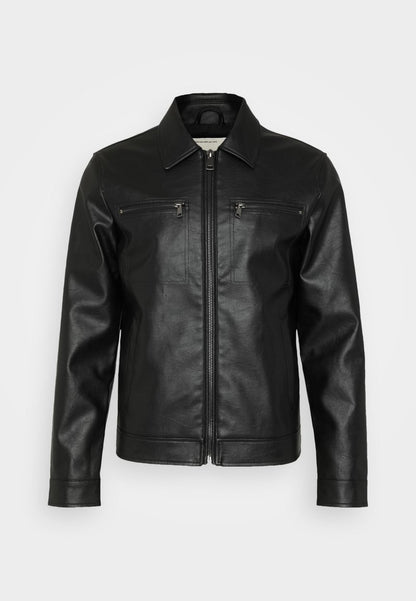 Redefined Rebel RRSTEFAN JACKET - Kunstlederjacke - Black
