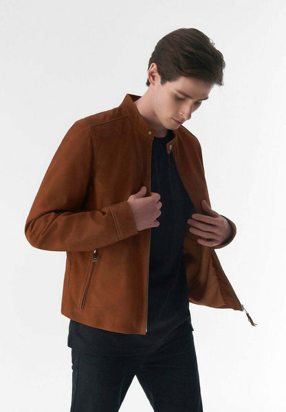  Lederjacke - Tan