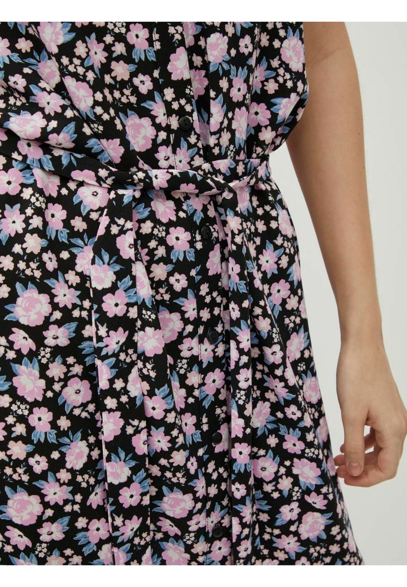 Vila KURZÄRMELIGES - Freizeitkleid - Black
