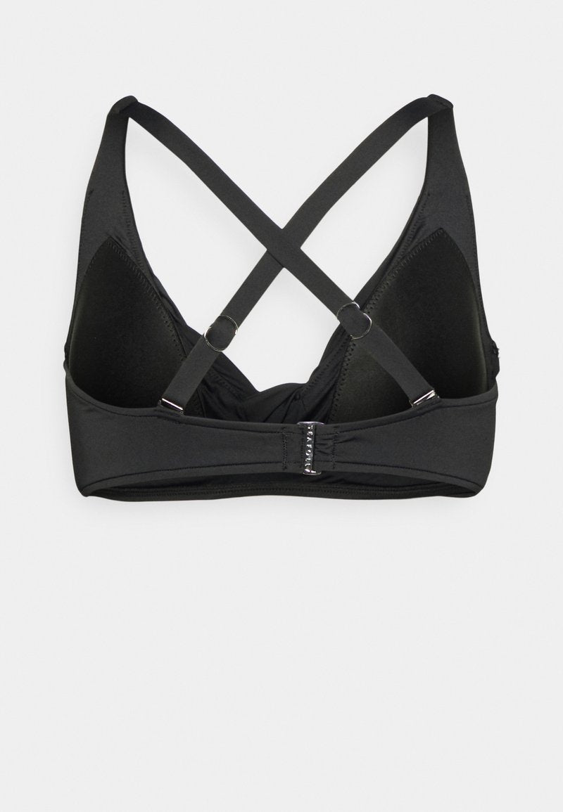Seafolly DD BIG CUP COLLECTIVE DOUBLE WRAP FRONT BRA - Bikini-Top - Black
