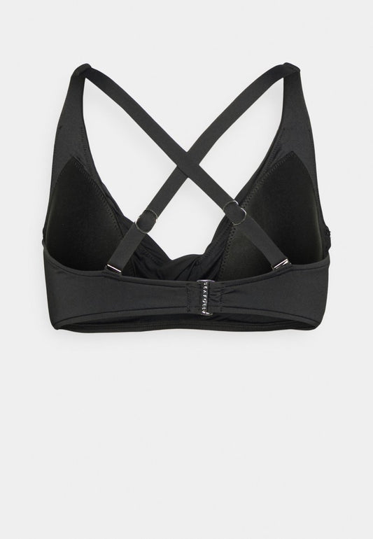 Seafolly DD BIG CUP COLLECTIVE DOUBLE WRAP FRONT BRA - Bikini-Top - Black