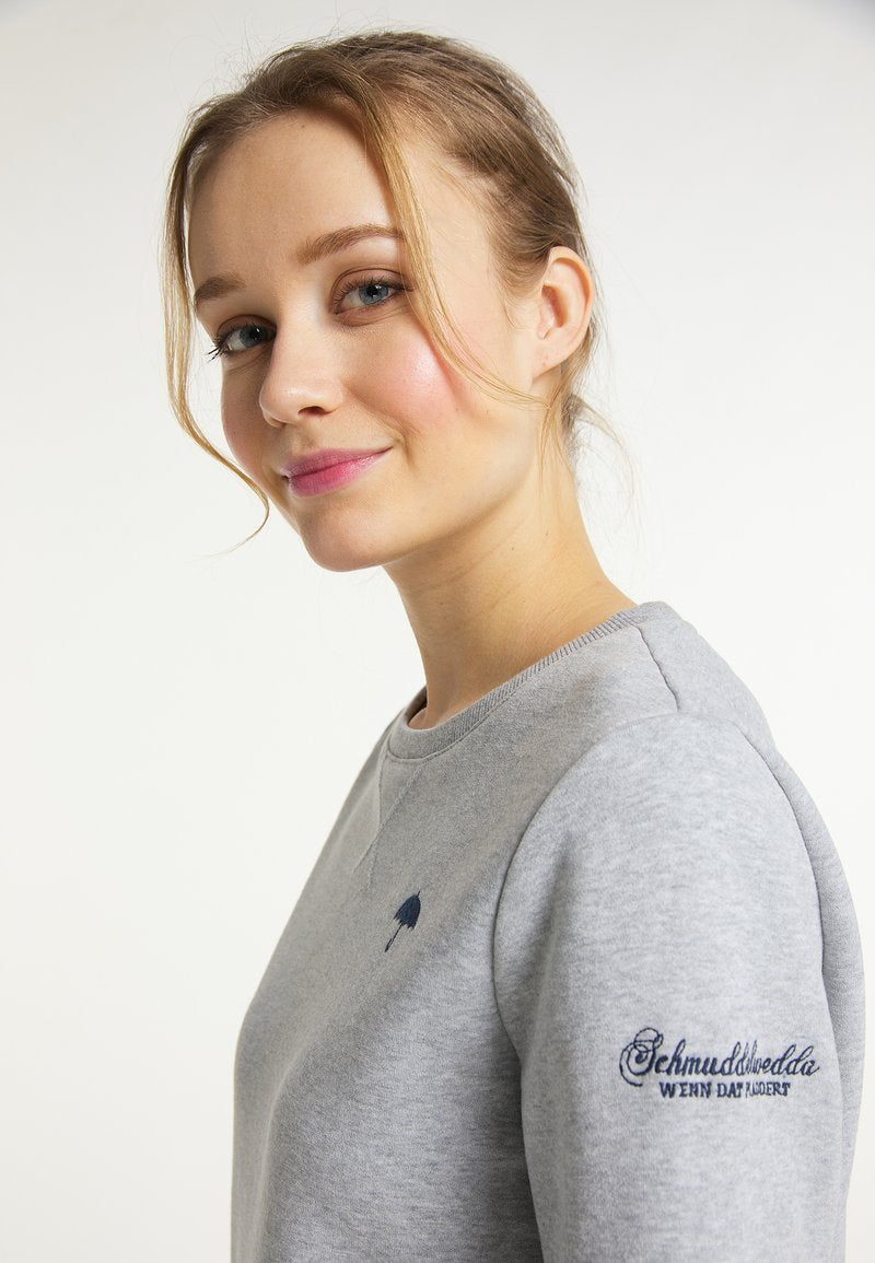  SCHMUDDELWEDDA YASANNA - Sweatshirt - Hellgrau Melange