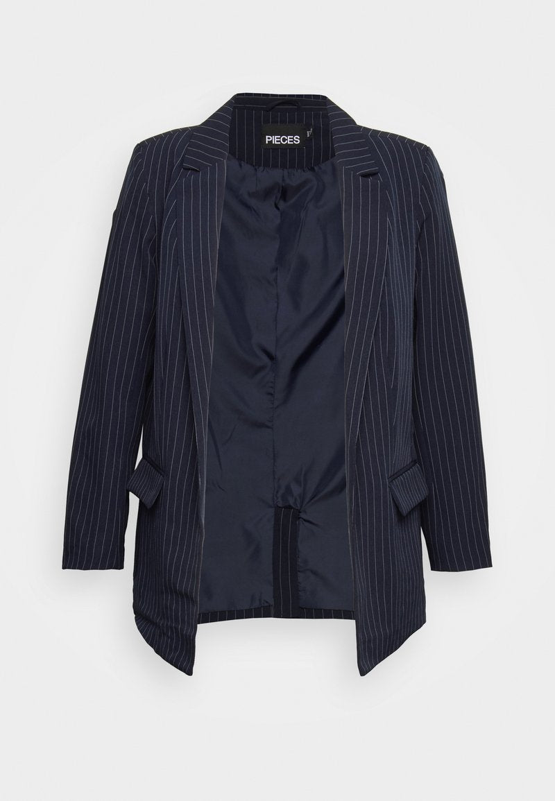  PCBOSSY LOOSE STRIPED BLAZER - Blazer - Sky Captainaop/pinstripe