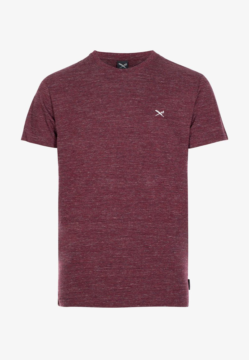 Iriedaily T-Shirt Basic - Maroon Mel.