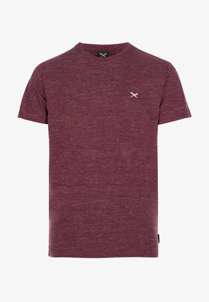 Iriedaily T-Shirt Basic - Maroon Mel.