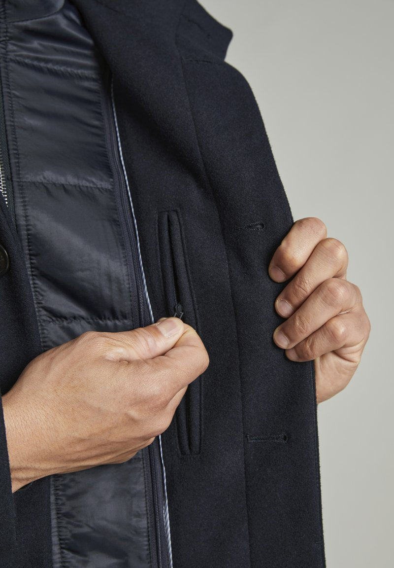 Matinique HARVEY - Kurzmantel - Dark Navy