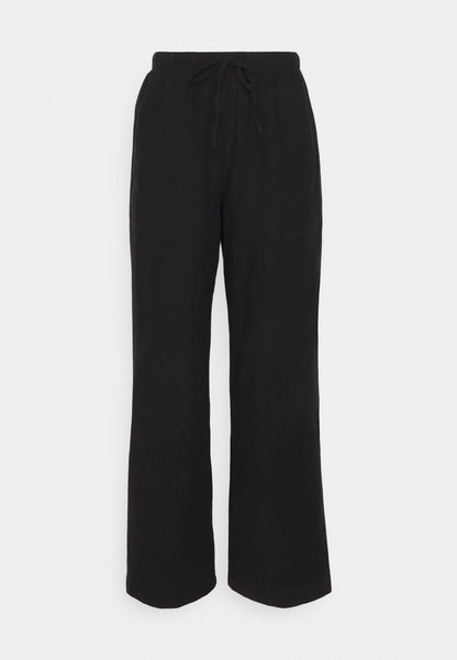 Monki VIVVI TROUSERS - Stoffhose - Black