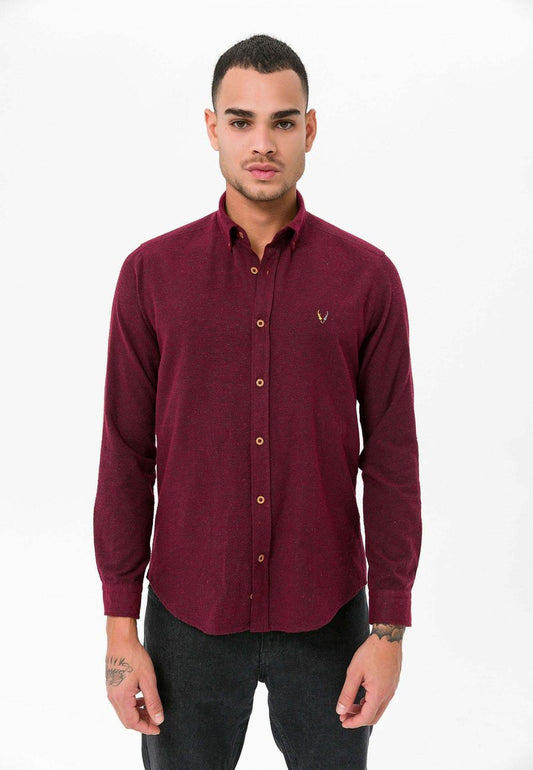  REGULAR FIT - Hemd - Bordeaux