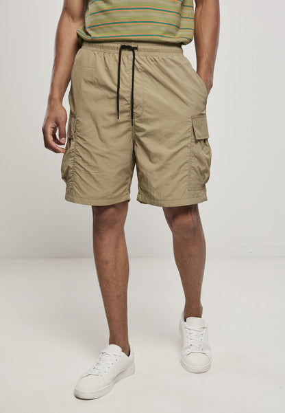 URBAN CLASSICS NYLON CARGO SHORTS - Shorts - Khaki