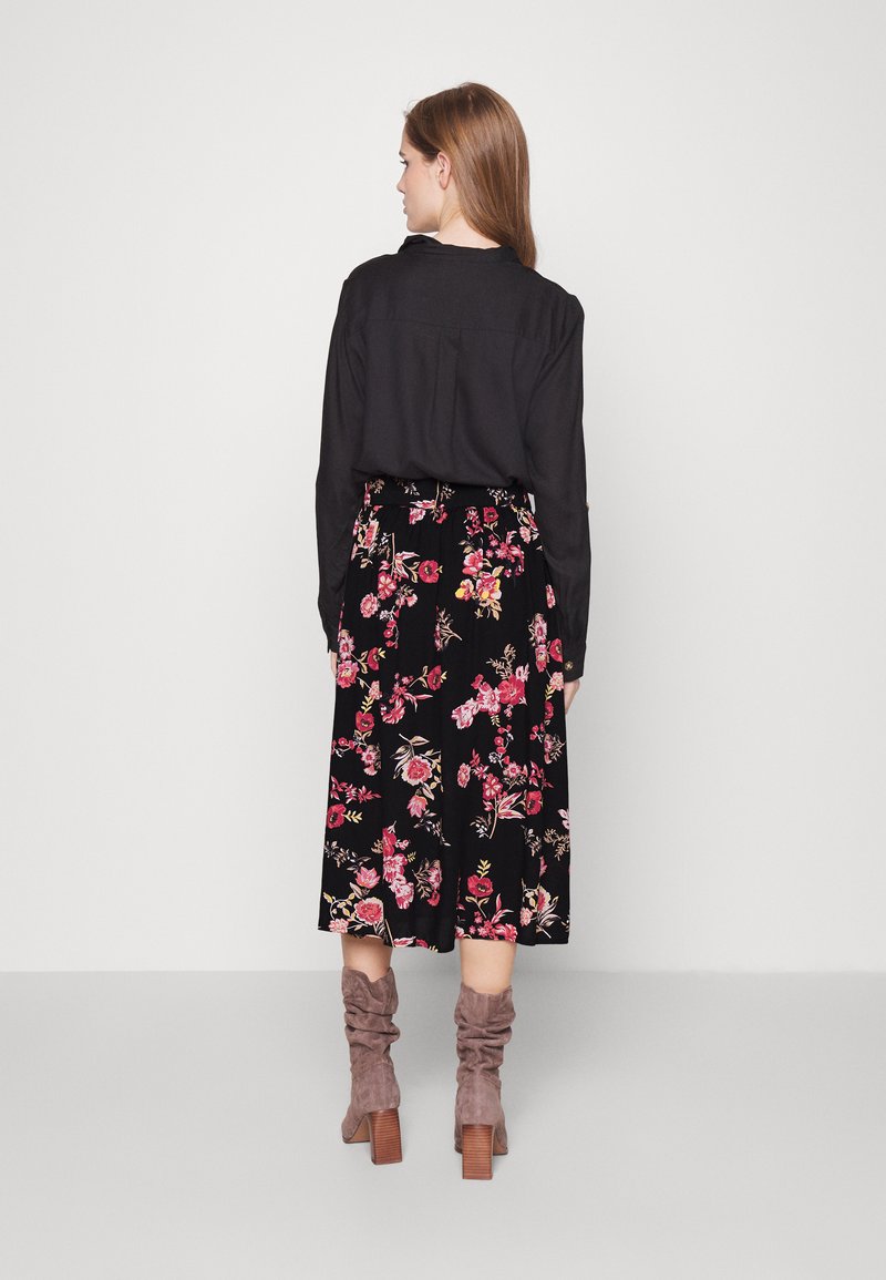 Pieces Petite PCNYA MIDI SKIRT - A-Linien-Rock - Beetroot Purple