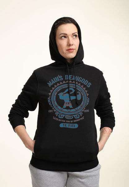 Henry Tiger MOANA MAUIS DEMIGODS - Kapuzenpullover - Black