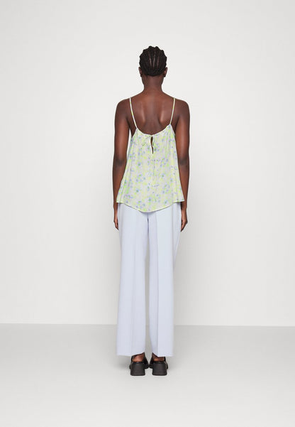 Selected Femme SLFTERESA STRAP - Bluse - Sharp Green
